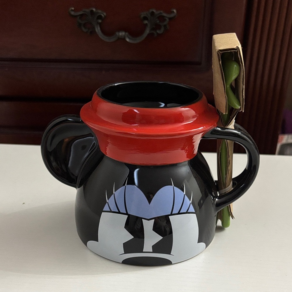 Disney Black and Red Mug with Character Design